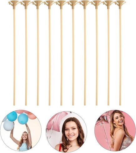 100 Sets Balloon Sticks and Cups Arch Stand Kit with Reinforced 42cm Gold Rods and Holders for Table Centerpieces Party Decorations in Saudi Arabia