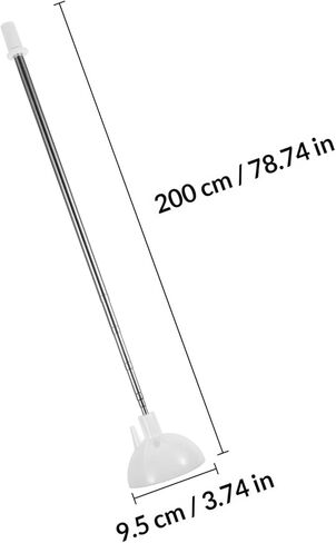 Balloon Rod and Balloon Sticks with 36-inch Bowl Holder 2 Meter Telescopic Plastic Support for Party Decorations Stand without Base in Saudi Arabia