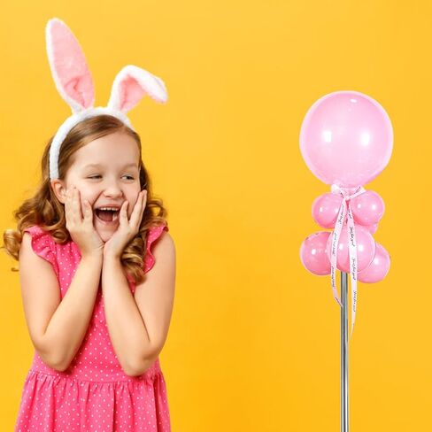 Balloon Rod and Balloon Sticks with 36-inch Bowl Holder 2 Meter Telescopic Plastic Support for Party Decorations Stand without Base in Saudi Arabia