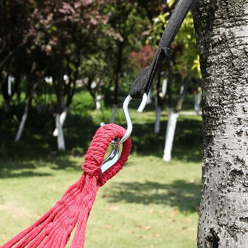 2 Pack Heavy Duty S Hooks,Stainless Steel Swing Hammock Hooks,S Hook for Hanging Hammock Stand Swing Plants,Fishing Hiking Utility Hook,S-Shape-Hooks in Kuwait