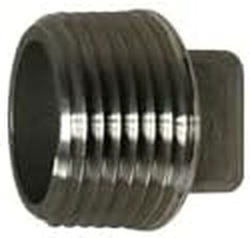 MIDLAND INDUSTRIES 62654 Cored Square Head Plug, 3/4-in Male NPT, Stainless Steel, 150 lb in Kuwait