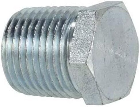 MIDLAND INDUSTRIES 5406P8 Hex Head Plug, 1/2 in MPT, Steel in Kuwait