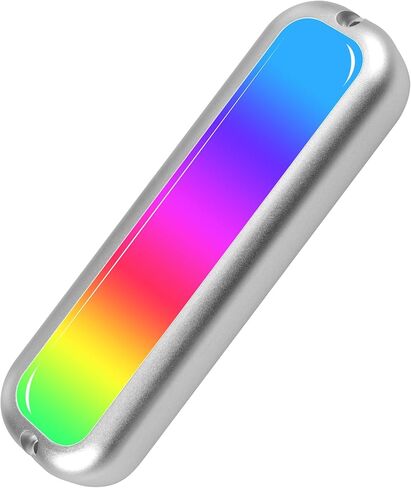 HUSUKU RS10 6000LM Underwater Marine Light for Boat, RGB 72LED 7" 12V 60W, All-Metal Body IP68 Waterproof, Ultra Bright Color Change Boat LED Light for Yachts Boats Transom Dock Pontoon Sailboat in Kuwait