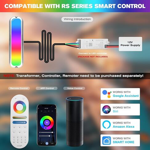 HUSUKU RS10 6000LM Underwater Marine Light for Boat, RGB 72LED 7" 12V 60W, All-Metal Body IP68 Waterproof, Ultra Bright Color Change Boat LED Light for Yachts Boats Transom Dock Pontoon Sailboat in Kuwait