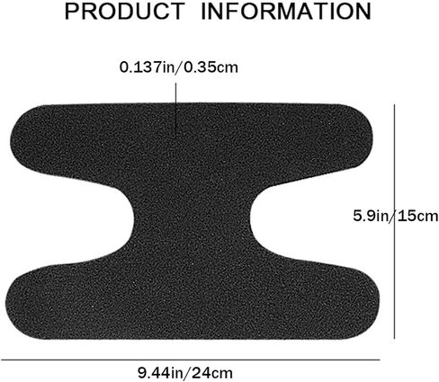 Ski Snowboard Boots Fitting Pads, 10 Pcs H Bars Self-Adhesive Foam Padding, Thick Ankle Wrap Pads Achilles Tendon Pressure Support Pad, Ski Boot Inserts Protectors to Reduce Heel Lift Ankle Blisters in Saudi Arabia