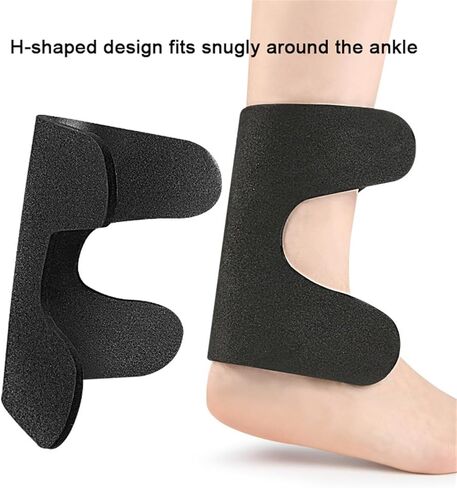 Ski Snowboard Boots Fitting Pads, 10 Pcs H Bars Self-Adhesive Foam Padding, Thick Ankle Wrap Pads Achilles Tendon Pressure Support Pad, Ski Boot Inserts Protectors to Reduce Heel Lift Ankle Blisters in Saudi Arabia