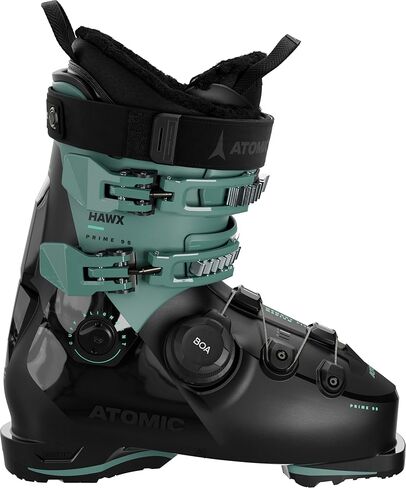 حذاء Atomic HAWX Prime 95 BOA GW للسيدات للتزلج على جبال الألب، أسود/أكوا، W26/26.5 MY25 in Saudi Arabia