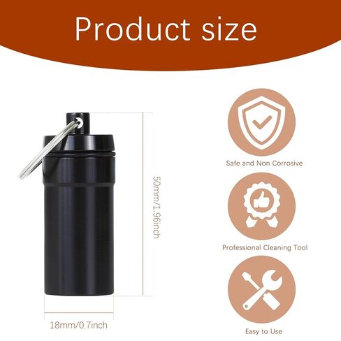 Flame Sensor Cleaner, for FSC10 for Cleaning Furnace Flame Rod Sensors – Furnace Sensor Cleaning Tool to Prevent False Starts, Black (2 Pack) in Saudi Arabia