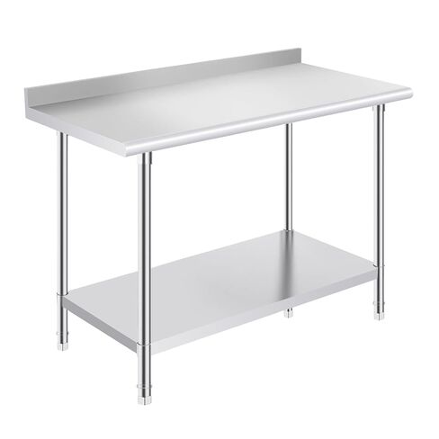 طاولة من الفولاذ المقاوم للصدأ OSTBA للإعداد والعمل مقاس 24 × 36 بوصة، طاولة تجارية معدنية NSF شديدة التحمل مع رف سفلي قابل للتعديل وأقدام قابلة للتعديل لمطعم المطبخ والمنزل والفندق in Kuwait