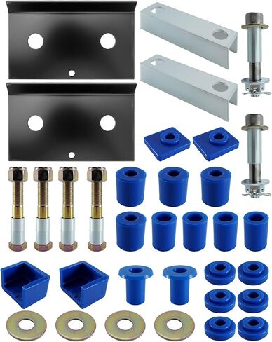 Engine Hood Hinge Pivot Bolt Roller Bushings and Bumper Fit for Peterbilt 357 377 378 379, Truck Hood Hinge Repair Kit Replace 13-04154 13-04164 13-04391 13-03593 in Saudi Arabia