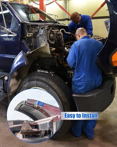 Engine Hood Hinge Pivot Bolt Roller Bushings and Bumper Fit for Peterbilt 357 377 378 379, Truck Hood Hinge Repair Kit Replace 13-04154 13-04164 13-04391 13-03593 in Saudi Arabia