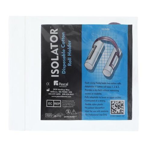 Pascal 28-110 Isolator Disposable Cotton Roll Holders 10/Pk in Kuwait