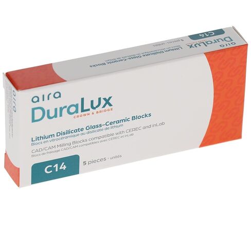 Aira 600119 DuraLux IPS e.max نوع كتل CAD inLab LT D4 C14 5/Pk in Kuwait