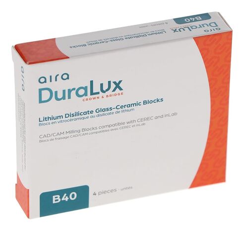 Aira 600149 DuraLux IPS e.max نوع كتل CAD inLab HT A3.5 B40 4/Pk in Kuwait