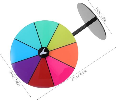 PRETYZOOM Colorful Desktop Roulette with Dry Erase Surface for Party Supplies Engaging Fast Assembly and Reusable Fun in Saudi Arabia