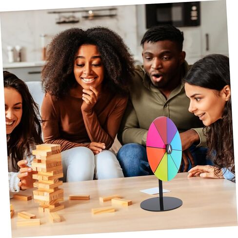 PRETYZOOM Colorful Desktop Roulette with Dry Erase Surface for Party Supplies Engaging Fast Assembly and Reusable Fun in Saudi Arabia