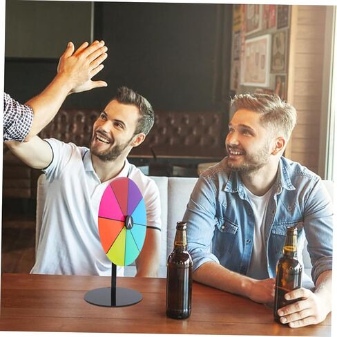 PRETYZOOM Colorful Desktop Roulette with Dry Erase Surface for Party Supplies Engaging Fast Assembly and Reusable Fun in Saudi Arabia