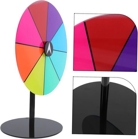 PRETYZOOM Colorful Desktop Roulette with Dry Erase Surface for Party Supplies Engaging Fast Assembly and Reusable Fun in Saudi Arabia