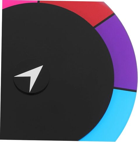 PRETYZOOM Colorful Desktop Roulette with Dry Erase Surface for Party Supplies Engaging Fast Assembly and Reusable Fun in Saudi Arabia