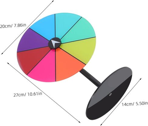 Cabilock Heavy Duty Colorful Acrylic Roulette Game with Dry Erase Surface for Events Parties and Carnival Activities Detachable Design for Easy Storage in Saudi Arabia