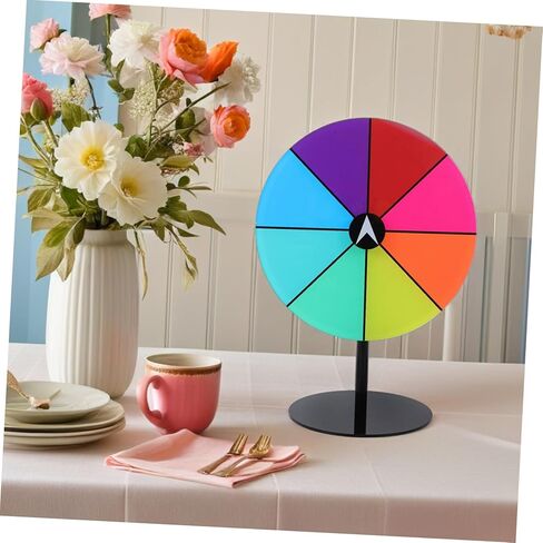Cabilock Heavy Duty Colorful Acrylic Roulette Game with Dry Erase Surface for Events Parties and Carnival Activities Detachable Design for Easy Storage in Saudi Arabia