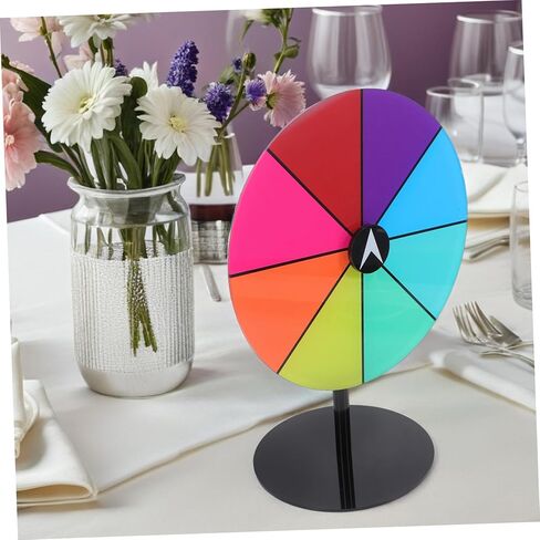 Cabilock Heavy Duty Colorful Acrylic Roulette Game with Dry Erase Surface for Events Parties and Carnival Activities Detachable Design for Easy Storage in Saudi Arabia