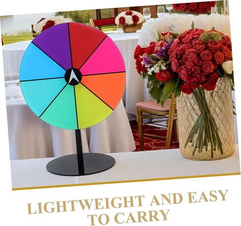 Cabilock Heavy Duty Colorful Acrylic Roulette Game with Dry Erase Surface for Events Parties and Carnival Activities Detachable Design for Easy Storage in Saudi Arabia