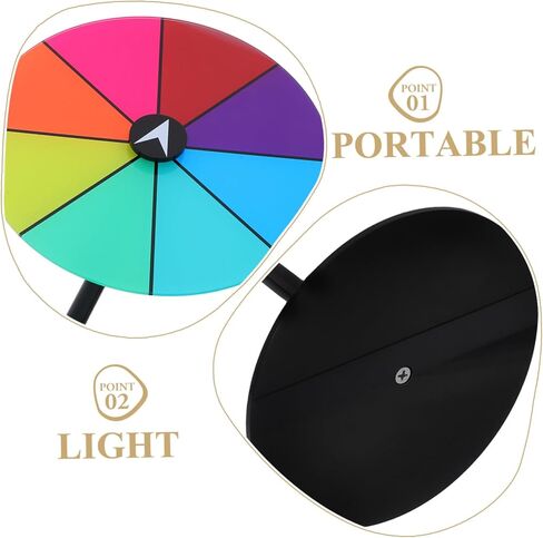 Cabilock Heavy Duty Colorful Acrylic Roulette Game with Dry Erase Surface for Events Parties and Carnival Activities Detachable Design for Easy Storage in Saudi Arabia