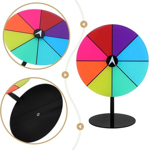 Cabilock Heavy Duty Colorful Acrylic Roulette Game with Dry Erase Surface for Events Parties and Carnival Activities Detachable Design for Easy Storage in Saudi Arabia