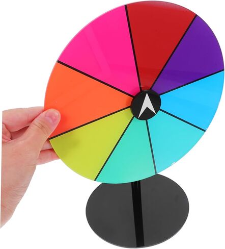 Zerodeko Heavy Duty Colorful Roulette for Parties Quick Assembly Desktop Game with Dry Erase Surface for Carnival Events Engagement Boosting Fun in Saudi Arabia