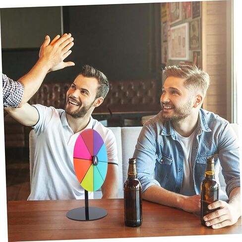 Zerodeko Heavy Duty Colorful Roulette for Parties Quick Assembly Desktop Game with Dry Erase Surface for Carnival Events Engagement Boosting Fun in Saudi Arabia