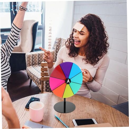 Zerodeko Heavy Duty Colorful Roulette for Parties Quick Assembly Desktop Game with Dry Erase Surface for Carnival Events Engagement Boosting Fun in Saudi Arabia
