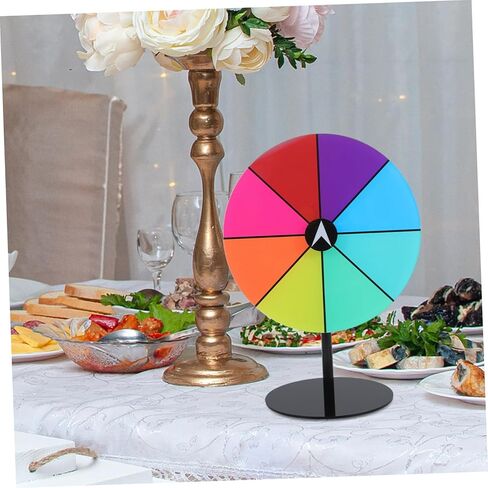 Zerodeko Heavy Duty Colorful Roulette for Parties Quick Assembly Desktop Game with Dry Erase Surface for Carnival Events Engagement Boosting Fun in Saudi Arabia