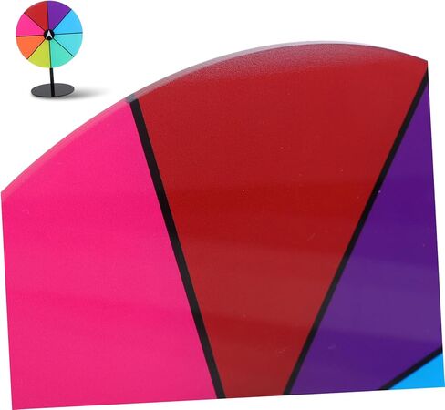 Zerodeko Heavy Duty Colorful Roulette for Parties Quick Assembly Desktop Game with Dry Erase Surface for Carnival Events Engagement Boosting Fun in Saudi Arabia