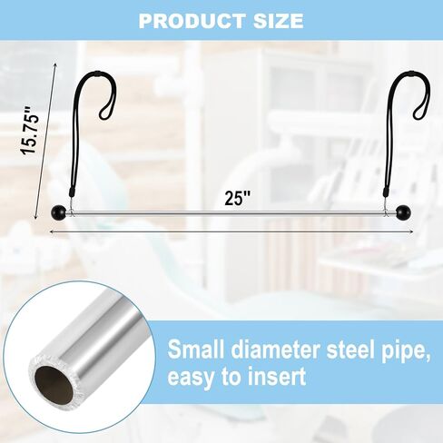Bed Roll Paper Disposable Sheet Dispenser Hanger Holder Exam Table Paper Hangs Metal Design for Treatment Beds with Removable Armrests, Accommodates 24" Disposable Sheet Rolls in Saudi Arabia