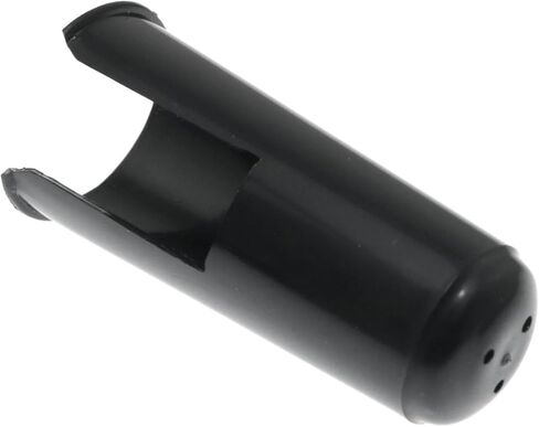 Maxmoral 2PCS Saxophone Mouthpiece Protective Cover Cap 1.25x2.87 inches Saxophone Clarinet Replacement Mouthpiece Cover Plastic Protective Sleeve with Strap Attachment Black in Saudi Arabia