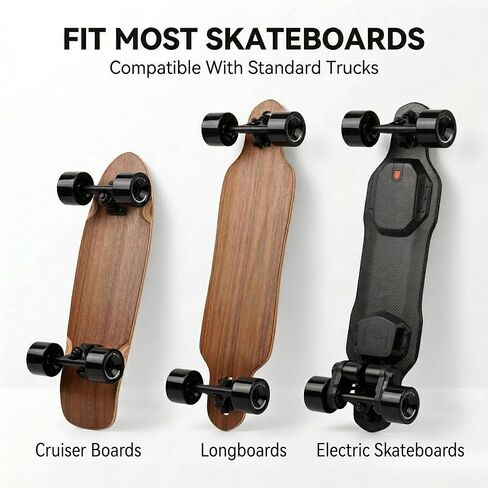 عجلات لوح التزلج maxfind 75 مم 78A - لوح طويل من البولي يوريثين الناعم وعجلات كروزر كهربائية، مجموعة من 4 in Kuwait