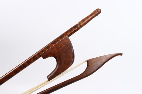 German bow for Upright Double Bass Bow 3/4 size Snakewood Baroque Bass Bow Handcrafted with Powerful Tone Sound and Well Balance (3/4 German Style) in Saudi Arabia