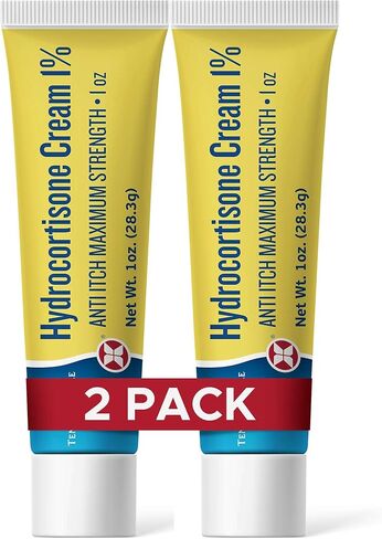 1% Hydrocortisone Cream Maximum Strength - 1 oz of Anti Itch Cream for Itching and Rashes - for Eczema, Poison Plants, Insect Bites, and More in Saudi Arabia