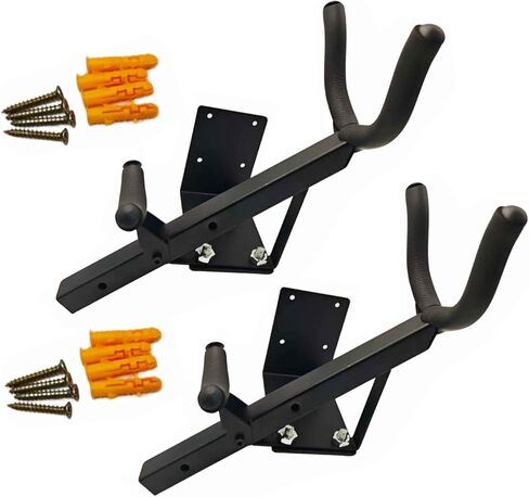 2Pcs Saxophone Wall Mount Stand Hanger Metal Adjustable Alto Tenor Saxophone Holder Display Rack for Music Studio Home Sax Accessories in Saudi Arabia