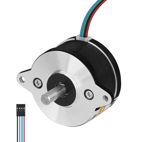 0.9° Round Nema 14 Stepper Motor 2 Phase High Torque 8Ncm(11.33oz·in) Bipolar 0.4A 17Ω 36-20mm 4-Lead Shaft 15mm φ5mm 36mm Stepper Motor Cable 0.5M for 3D Printer DIY Robot CNC Machine in Kuwait