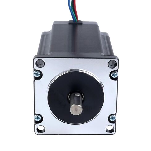 STEPPERONLINE Nema 23 محرك متدرج 3Nm(425oz.in) 5A 8 مللي متر رمح ثنائي القطب 57x57x100 مللي متر 4 أسلاك طابعة CNC ثلاثية الأبعاد in Saudi Arabia