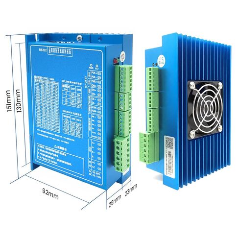 مجموعة أدوات التحكم CNC ذات 3 محاور Nema34 86 مم مجموعة محرك متدرج بحلقة مغلقة 8.5 نانومتر DSP مؤازرة سهلة ومحرك خطوة ومصدر طاقة 400 وات 60 فولت تيار مستمر، لآلة طحن النقش للطابعة ثلاثية الأبعاد in Kuwait