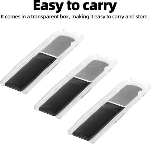 3pcs Resin Clarinet Reeds, 2.5 Strength Bb Plastic Clarinet Reed Traditional Style Bass Saxophone Mouthpiece Replacement Part Accessories for Beginners Students Educators Music Lovers(Black) in Kuwait