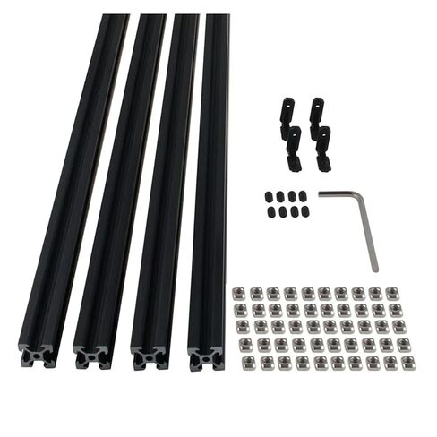 Aluminum Extrusion Profile, 4pcs Anodized Aluminum Profile Extrusion 2020 T Slot V Slot Linear Rail(2020 V Slot) in Kuwait