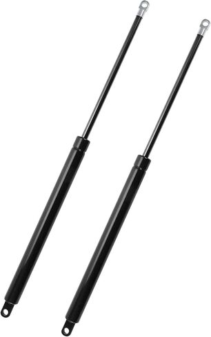 نوابض غازية 20 بوصة/500 مم 45Ib/200N/20 كجم، دعامات غاز 20 بوصة لدعم الرفع الهيدروليكي لغطاء النافذة وغطاء صندوق الأدوات، قطعتان، أسود in Kuwait