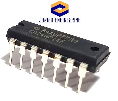 CD74HC14E CD74HC14 74HC14 7414 محولات منطقية CMOS عالية السرعة سداسية شميت تعمل على لوحة التجارب IC DIP-14 (عبوة من 5) in Kuwait