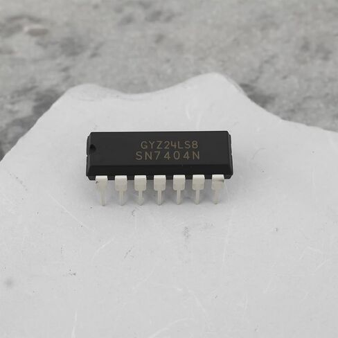 10 قطعة SN7404N عرافة العاكس IC 6-قناة بوابة المنطق رقاقة PDIP-14 لتطبيقات معالجة الإشارات الرقمية 5 فولت in Saudi Arabia