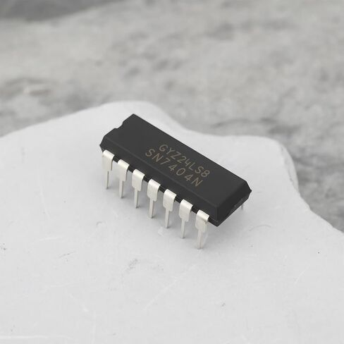 10 قطعة SN7404N عرافة العاكس IC 6-قناة بوابة المنطق رقاقة PDIP-14 لتطبيقات معالجة الإشارات الرقمية 5 فولت in Saudi Arabia