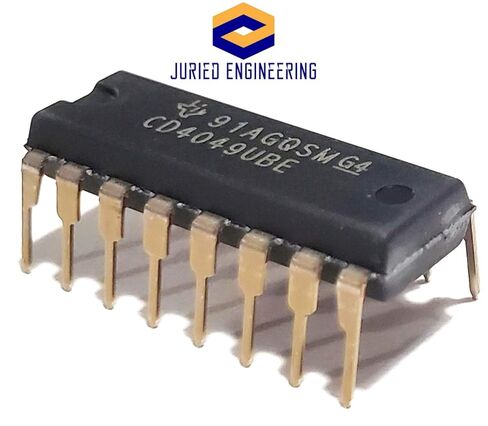 CD4049UBE CD4049 CMOS Hex Inverting Buffer/Converter Breadboard-Friendly IC DIP-16 (Pack of 10) in Kuwait